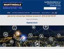Tablet Screenshot of martindaleassoc.com